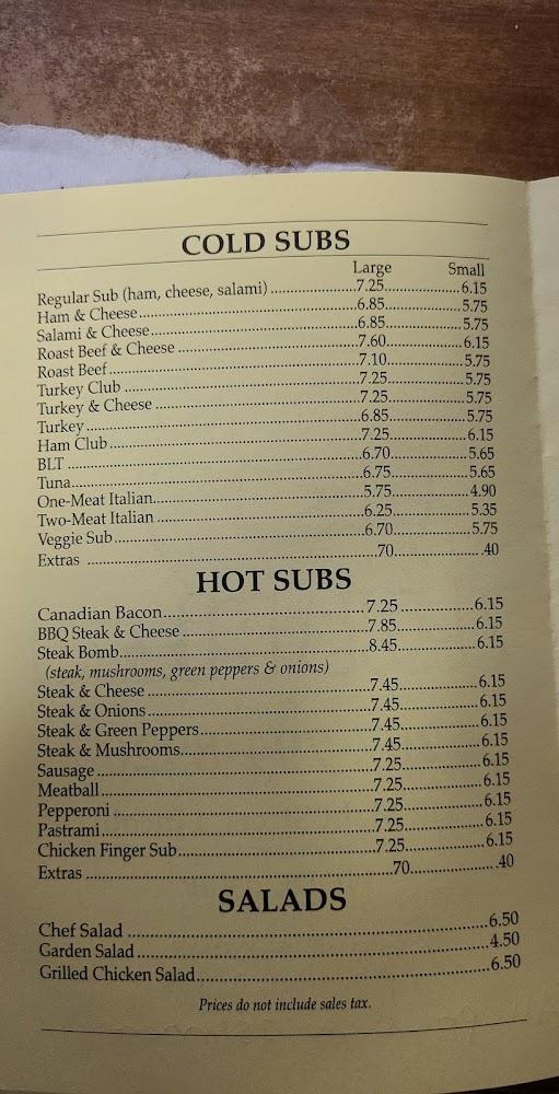 J J's Pizza & Subs Menu image 4